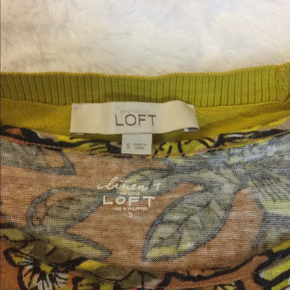LOFT Cardigan & Floral Shell Set - Picture 4 of 8